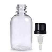 Bottle Polystop dropper clear UK 100ml
